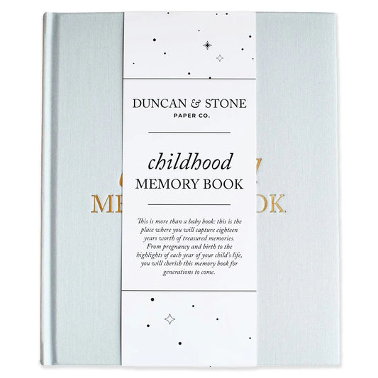 Baby Memory Book For New Mom Gift | Baby Photo Album Blue