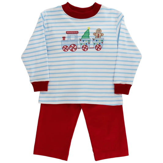 Gingerbread Express - Boys Pant Set