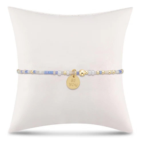 egirl hope unwritten bracelet - skinny dippin' - be you. small gold disc