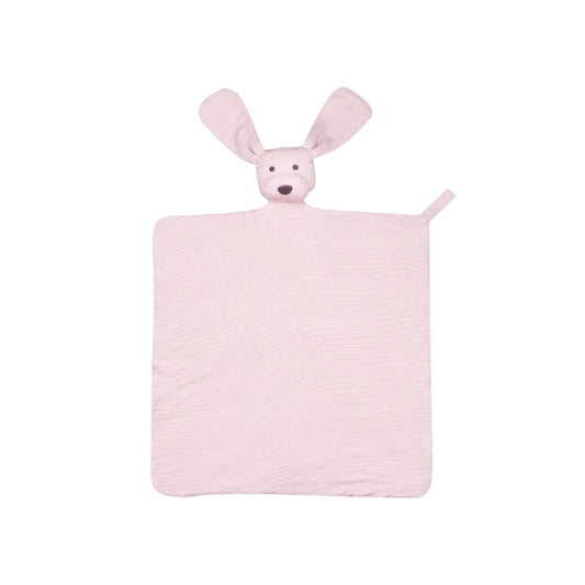 Pink Mini Stripe Dog Lovey Blanket