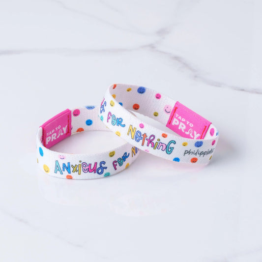 Tap To Pray™ - Kingfolk Series Wristband - Anxious For Nothing