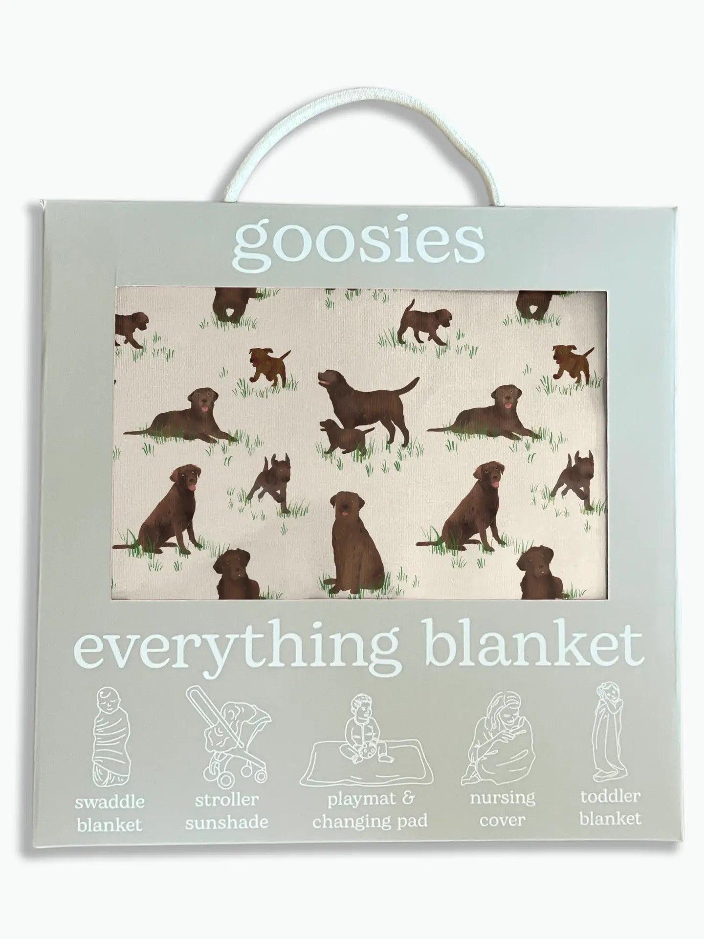 Chocolate Lab Dogs - Everything Blanket