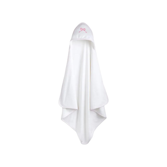 Hooded Towel- Pink Bow