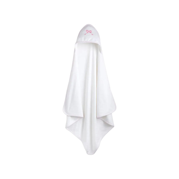 Hooded Towel- Pink Bow