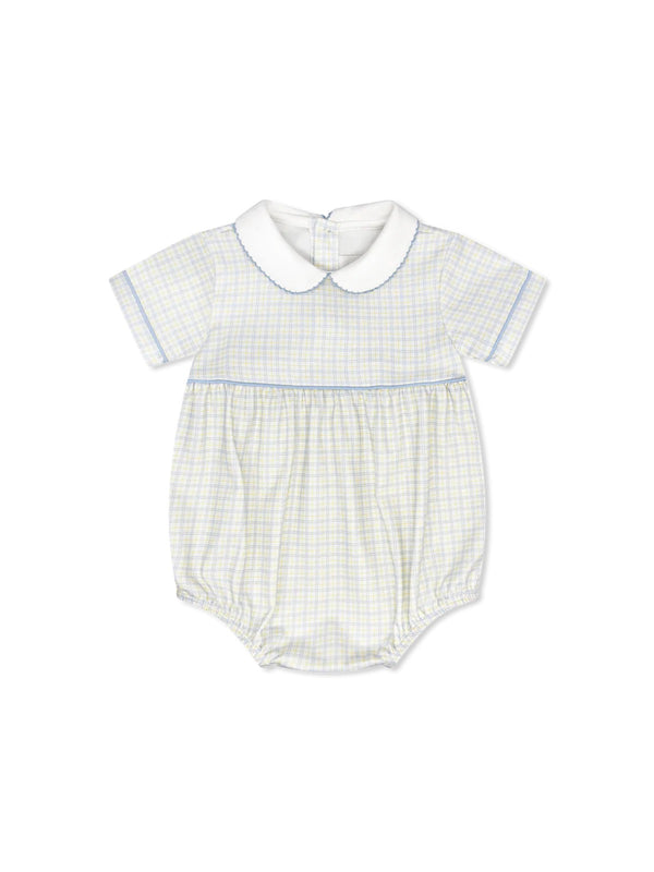 Baby Bea Bubble- Cornflower Check