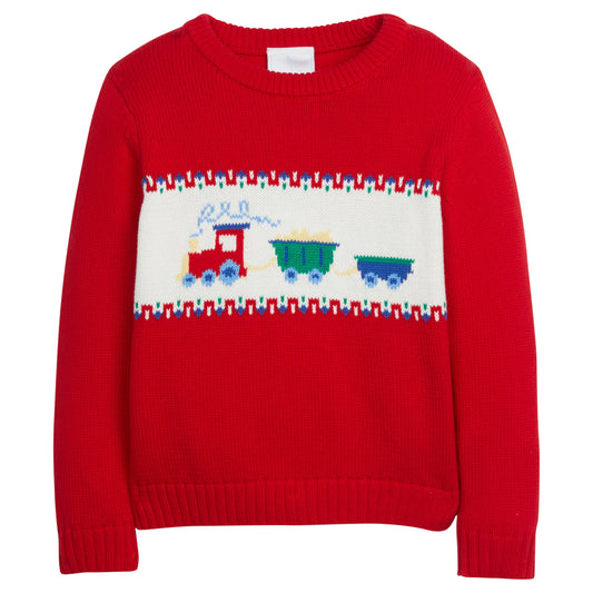 Intarsia Sweater - Train