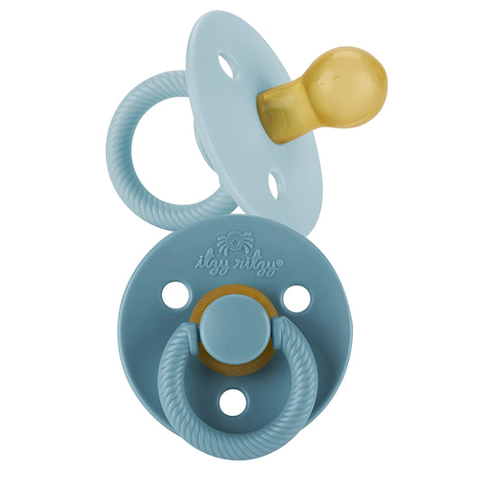 Itzy Soother™ Natural Rubber Paci Sets Harbour + Coast 6-18m
