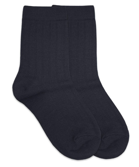 Jefferies Socks School Uniform Rib Crew Socks 1 Pair