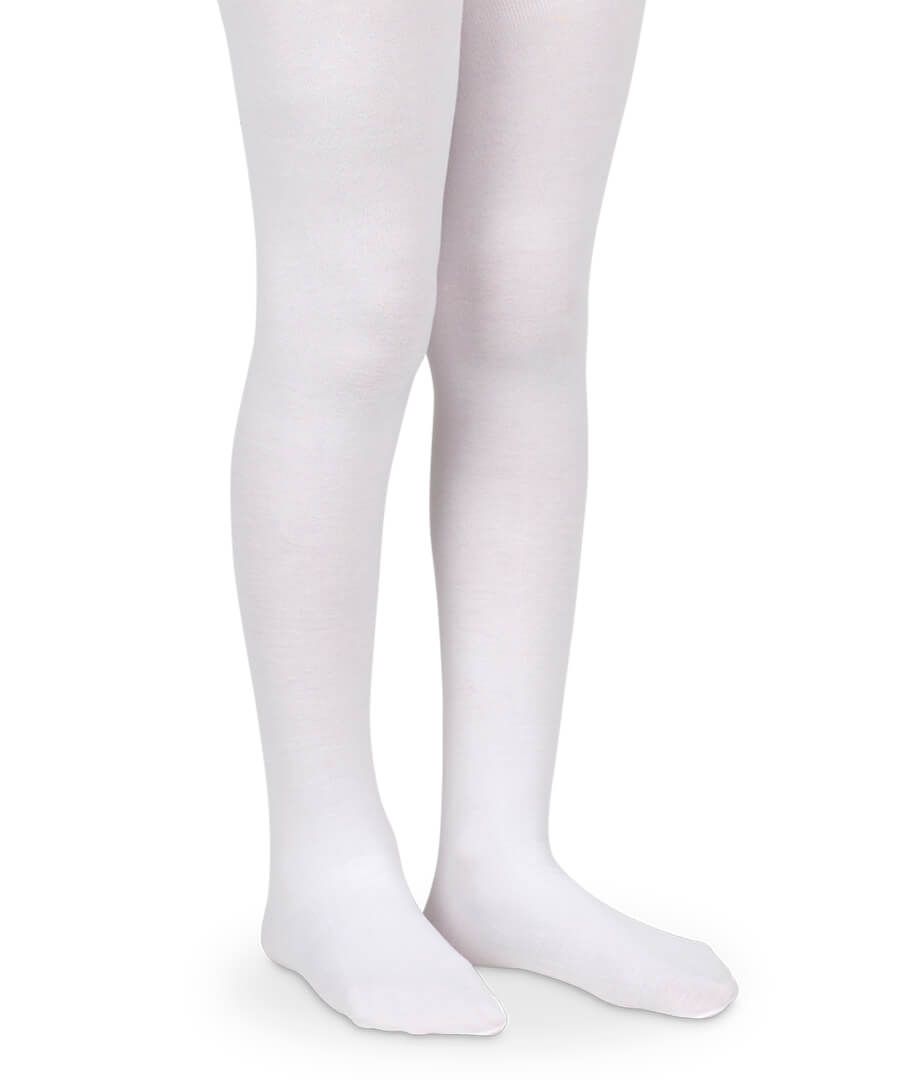 Jefferies Socks Smooth Microfiber Tights 1 Pair White