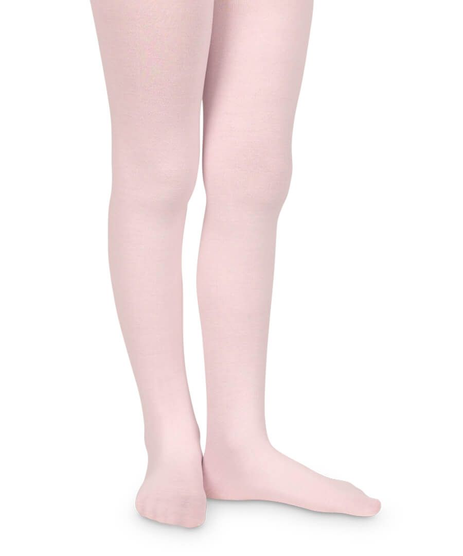 Jefferies Socks Smooth Microfiber Tights 1 Pair Light Pink