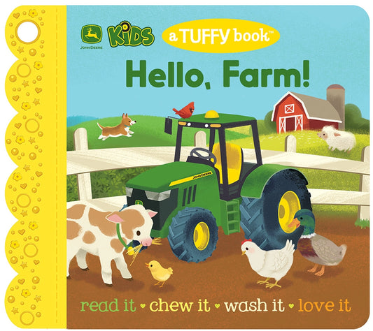 John Deere Kids Hello, Farm! (Tuffy Teether Indestructible)