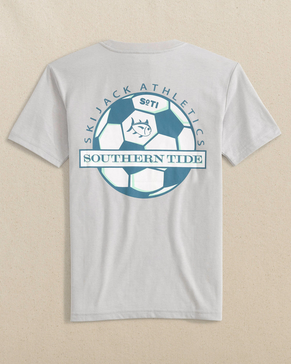 Kids Kicking It Athletics Short Sleeve T-Shirt Platinum Grey