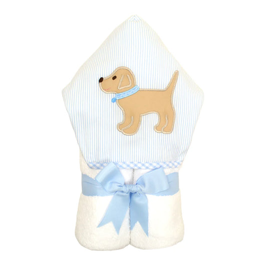 Lab Puppy Everykid Towel Blue