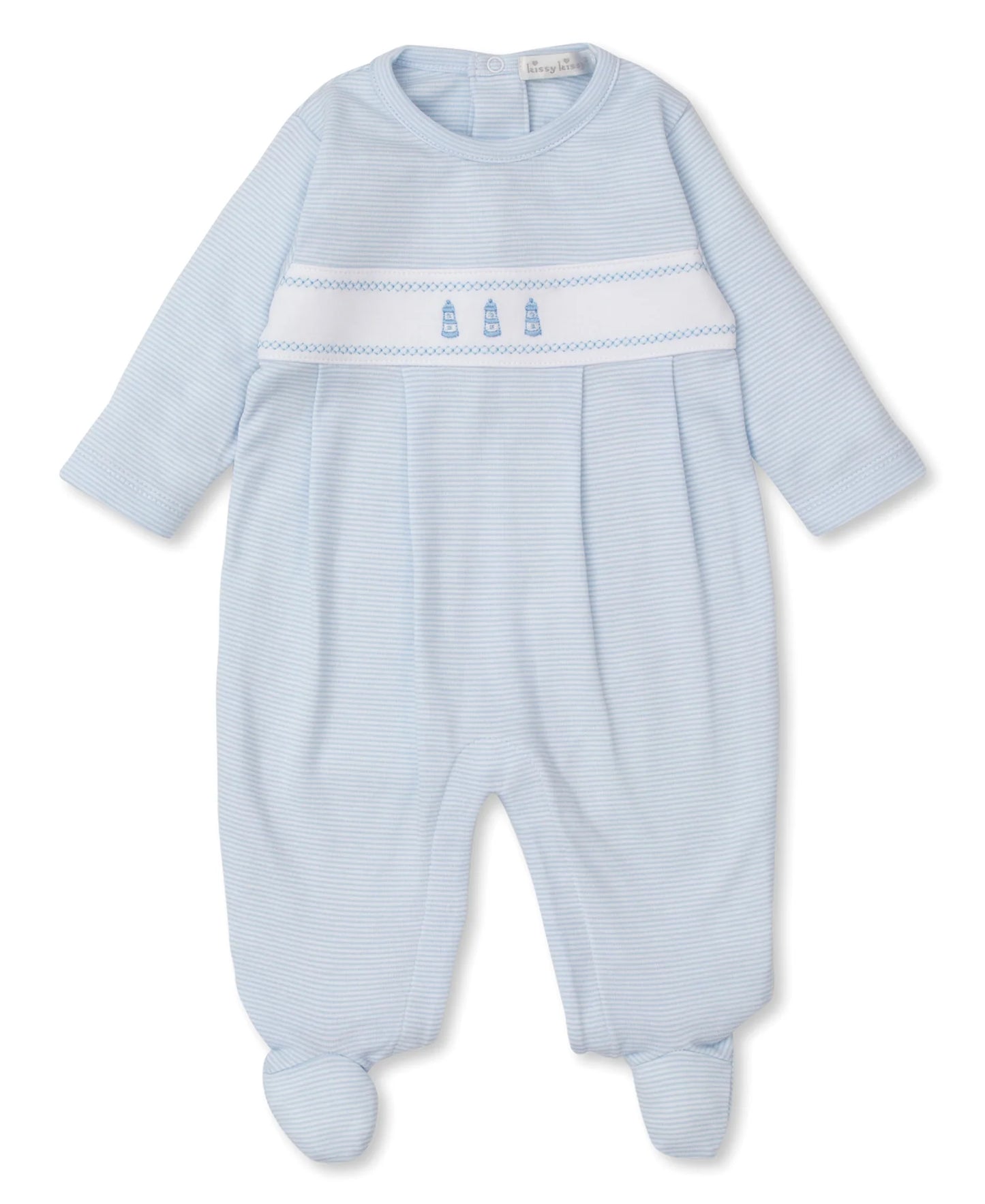 Light Blue Classic Treasur-Footie