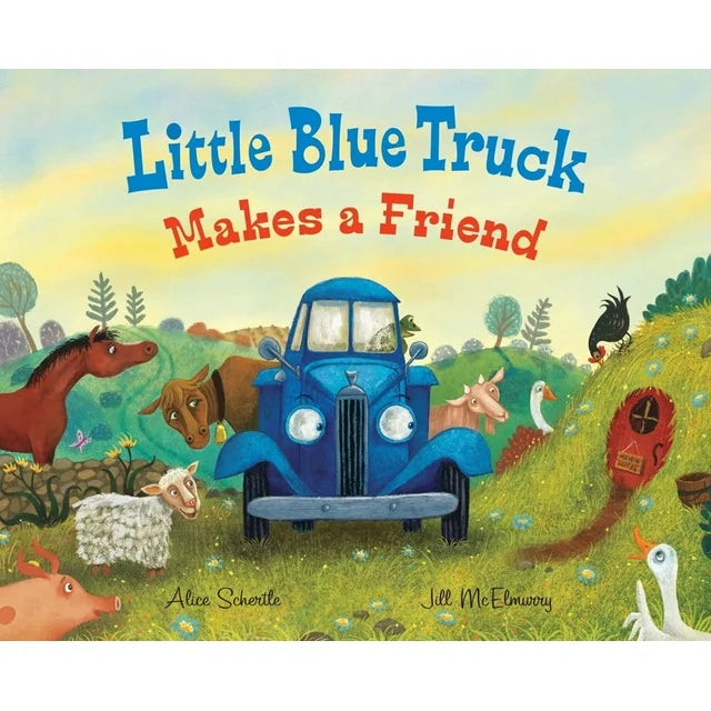 Little Blue Truck Makes A Friend