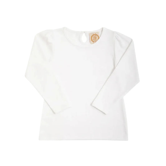 Long Sleeve Penny`s Play Shirt Worth Avenue White