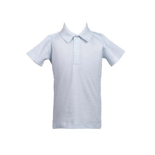 Pima Solid Sky Blue Polo