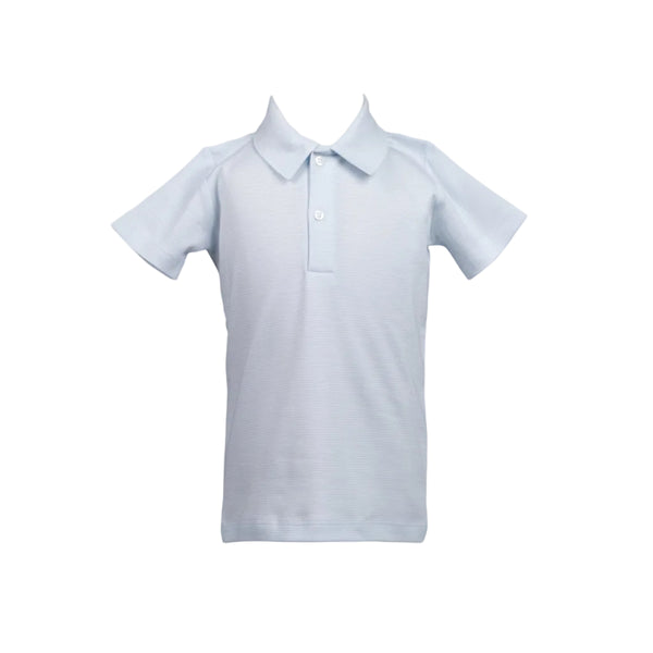 Pima Solid Sky Blue Polo