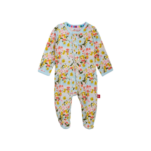 Seraphina Modal Magnetic Footie With Ruffle