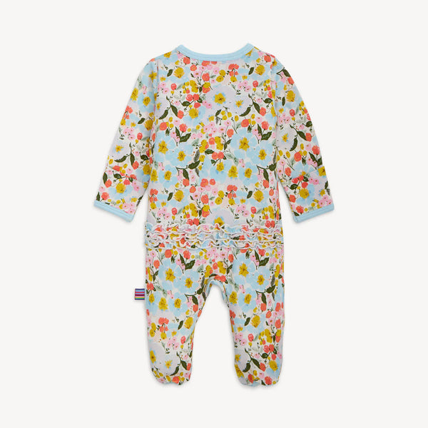 Seraphina Modal Magnetic Footie With Ruffle