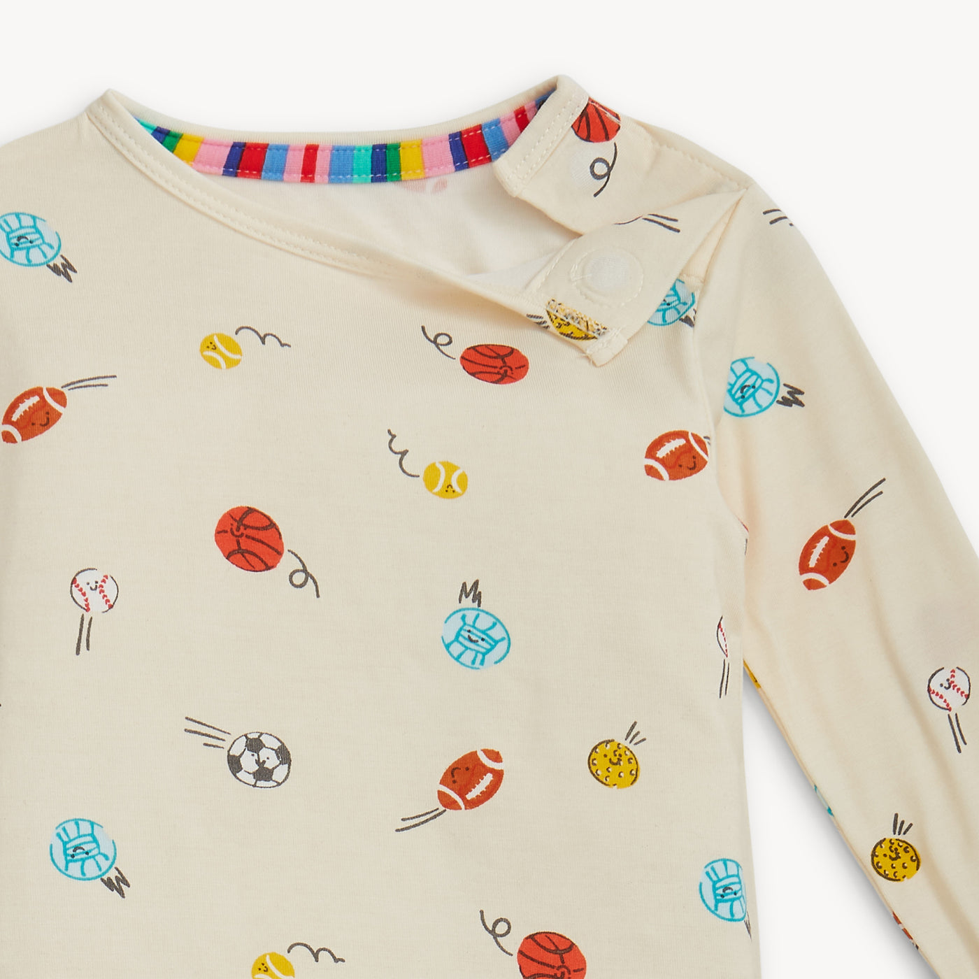 Little Baller Modal Magnetic L/s Long Pant Pj