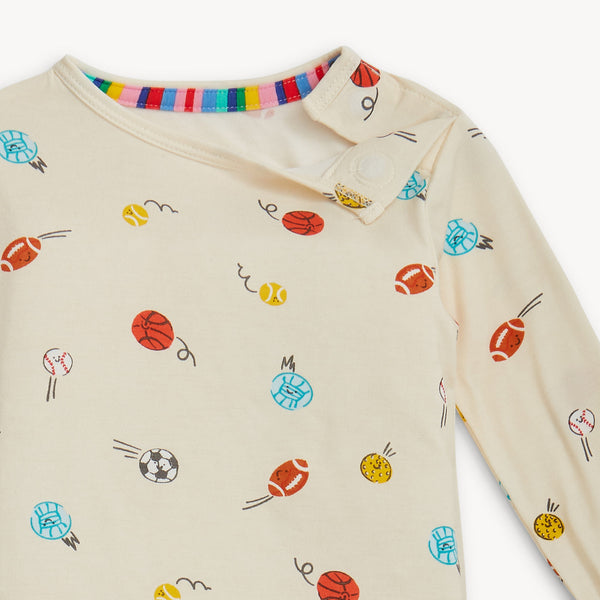 Little Baller Modal Magnetic L/s Long Pant Pj