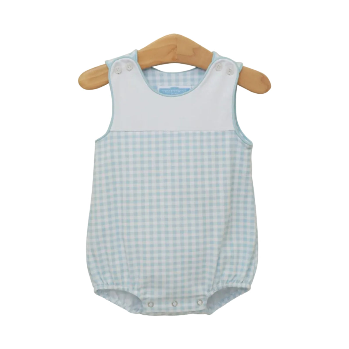 Madden Bubble- Light Blue Gingham