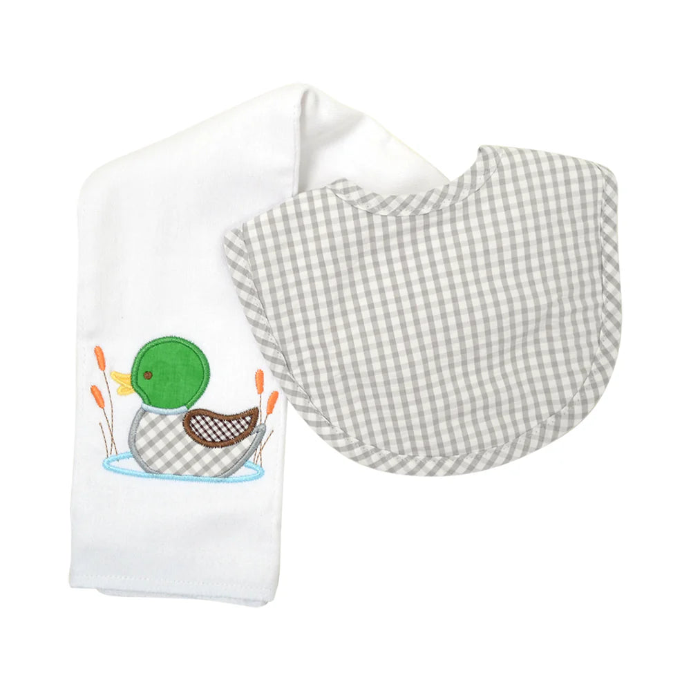 Mallard Basic Bib & Burp Set Box Set