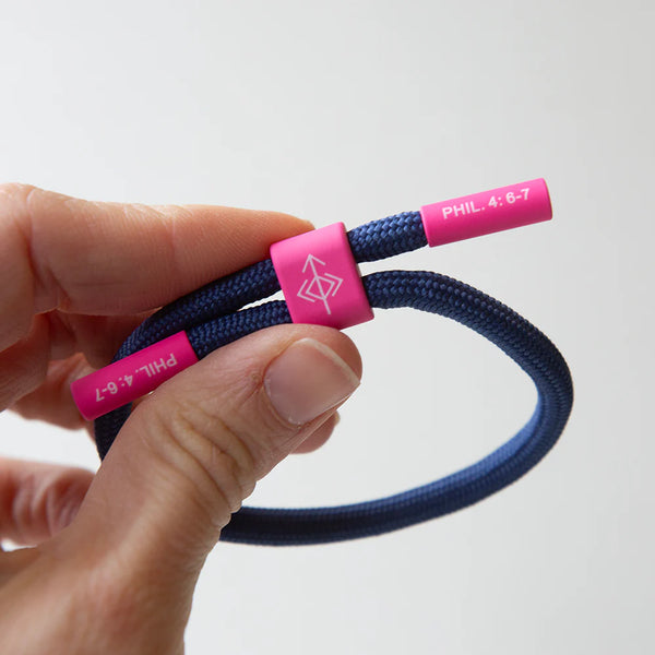 Don't Worry Be Happy Christian Cord Bracelet