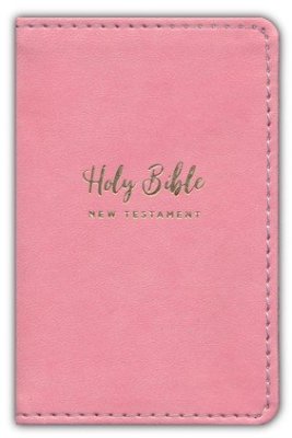 NIV Tiny Testament Bible, New Testament, Comfort Print--soft leather-look, pink
