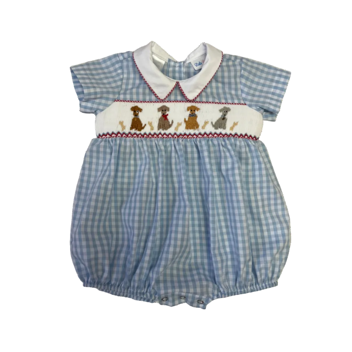 Noah Pups Smock Bubble w/ White Collar