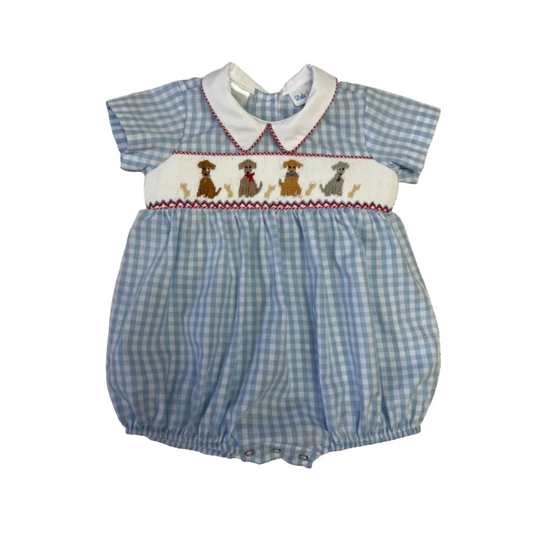 Noah Pups Smock Bubble w/ White Collar