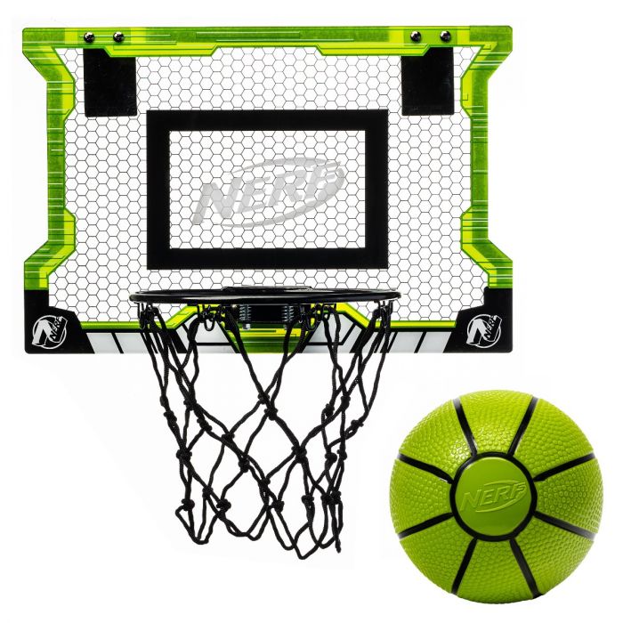 Nerf Pro Hoops Basketball Set Green