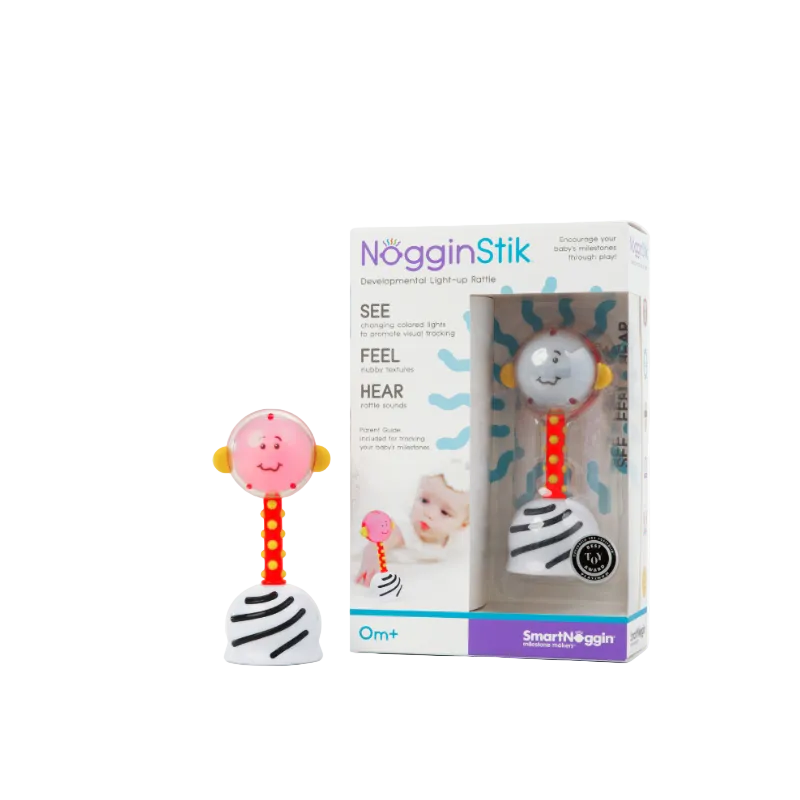 Nogginstik Developmental Light-Up Rattle
