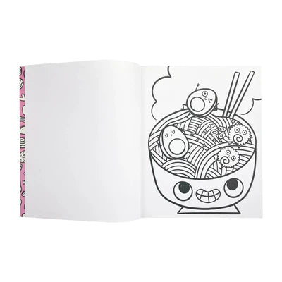 Color-in' Book: Happy Snacks Coloring Book