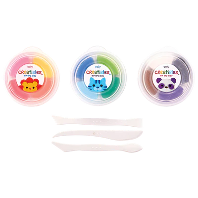 Creatibles Diy Air Dry Clay Kit - Set of 12
