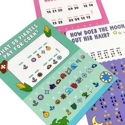 Joke Decoder Activity Cards - Set of 24