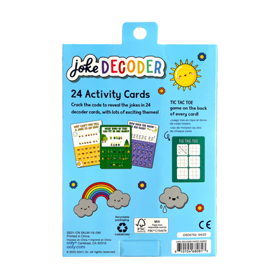 Joke Decoder Activity Cards - Set of 24