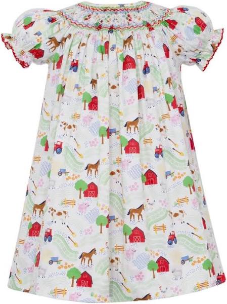 On The Farm Smocked Dress