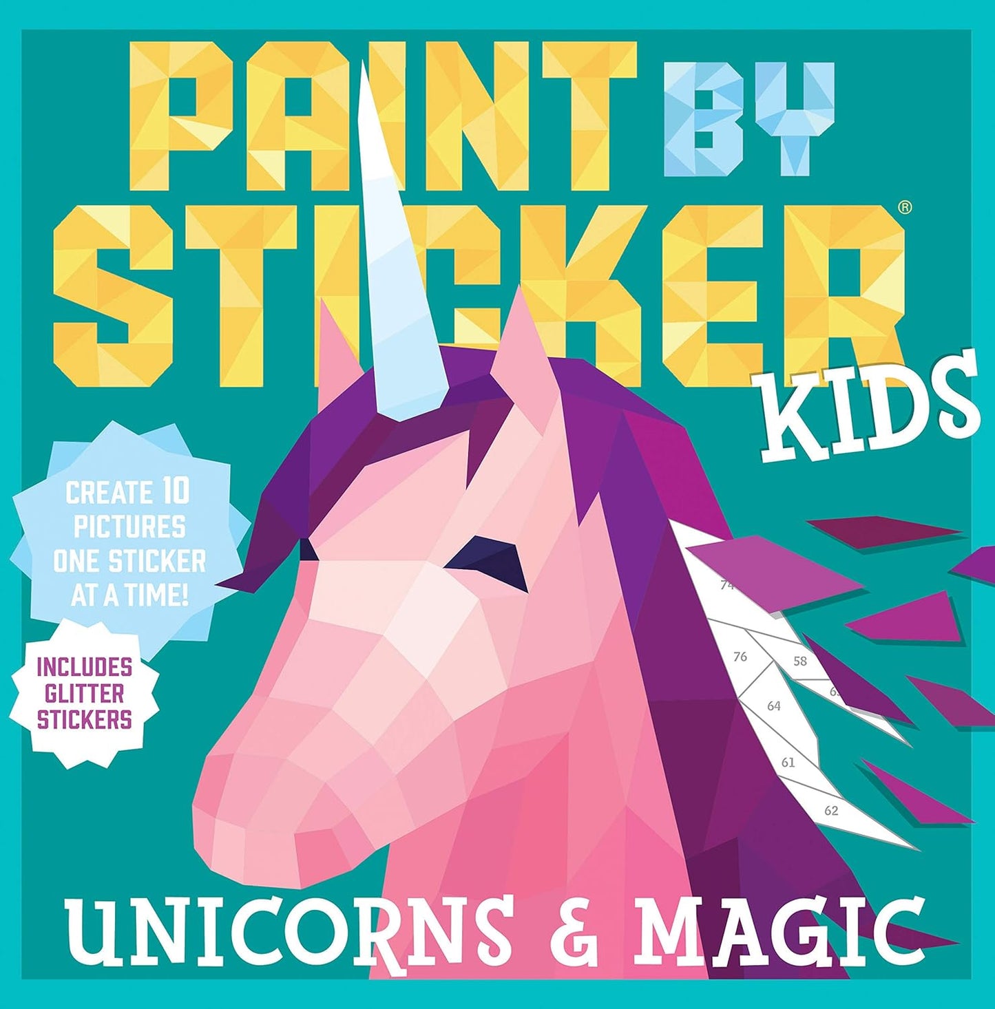 Paint By Sticker Kids Unicorns & Magic