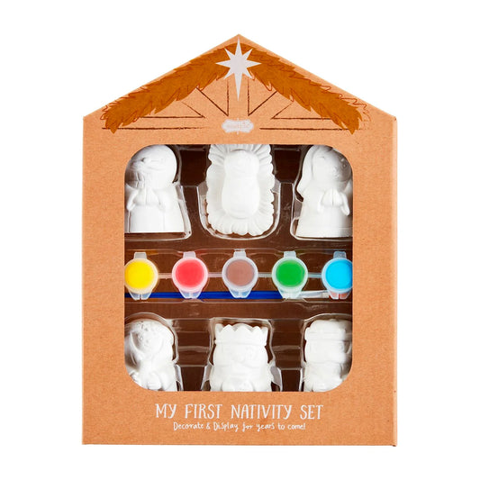 Paint Your Own Plaster Nativity Set