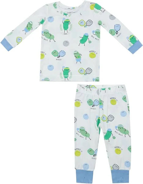 Pickleball Blue Long Sleeve Loungewear Set