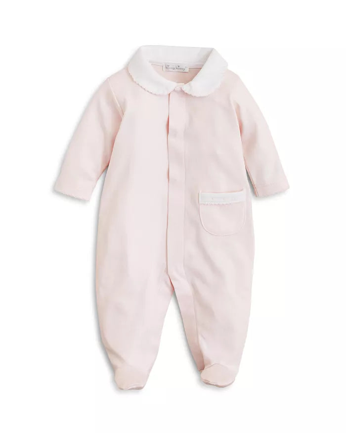 Pink Kissy New Beginnings Footie w/ Collar