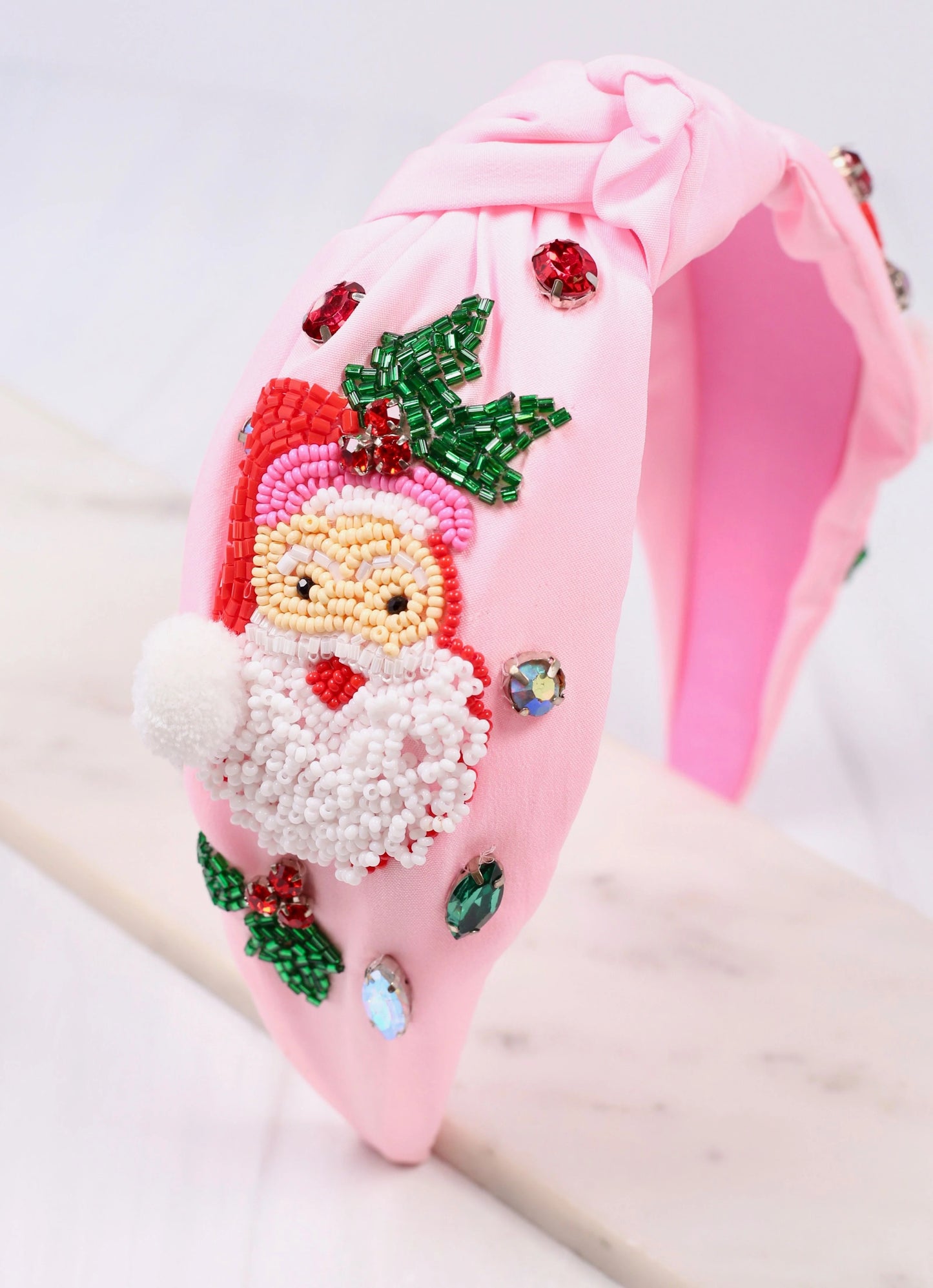 Pink Santa Headband