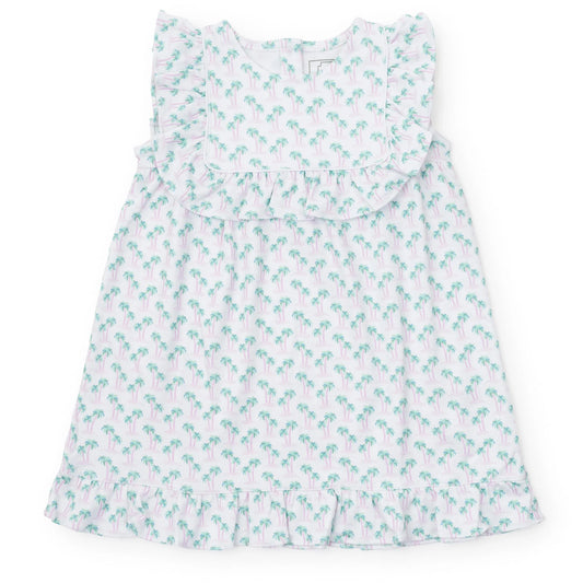 Piper Girls' Dress - Palm Tree Isle