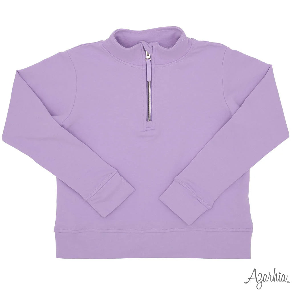 Quarter Zip French Terry Unisex in Lavender