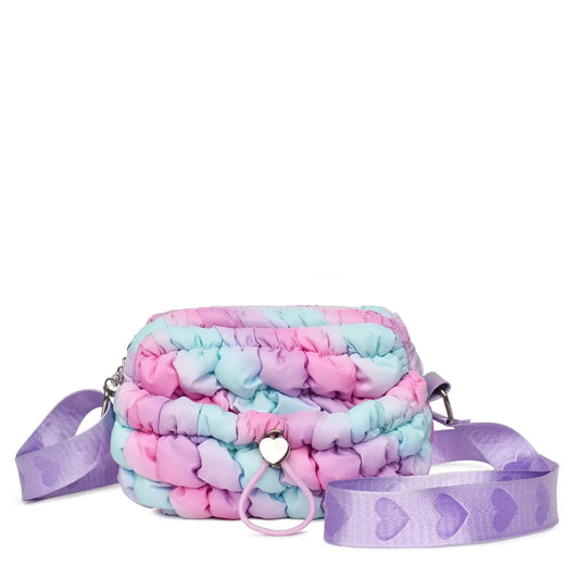 Quilted Scrunchies Mini Crossbody Bag Multicolor