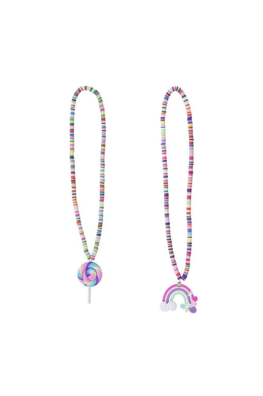 Lollipop Rainbow Necklace