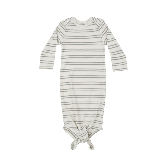 Ribbed Stripe Desert Sage Knotted Gown