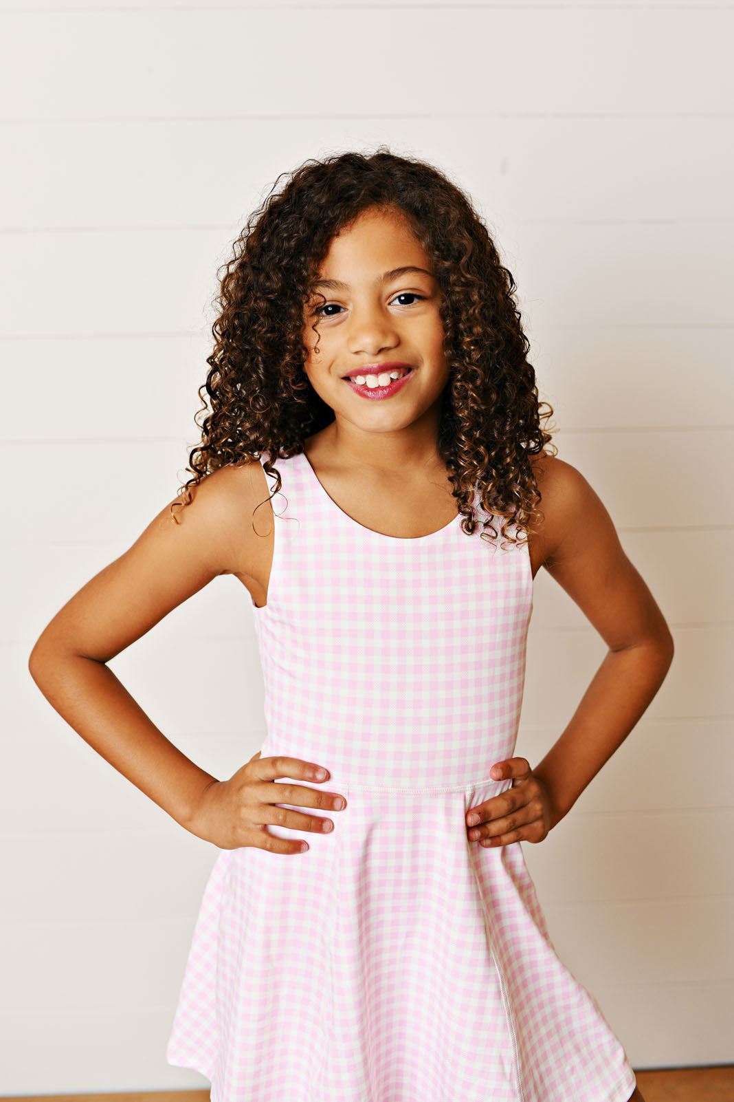 Pink Gingham Dress